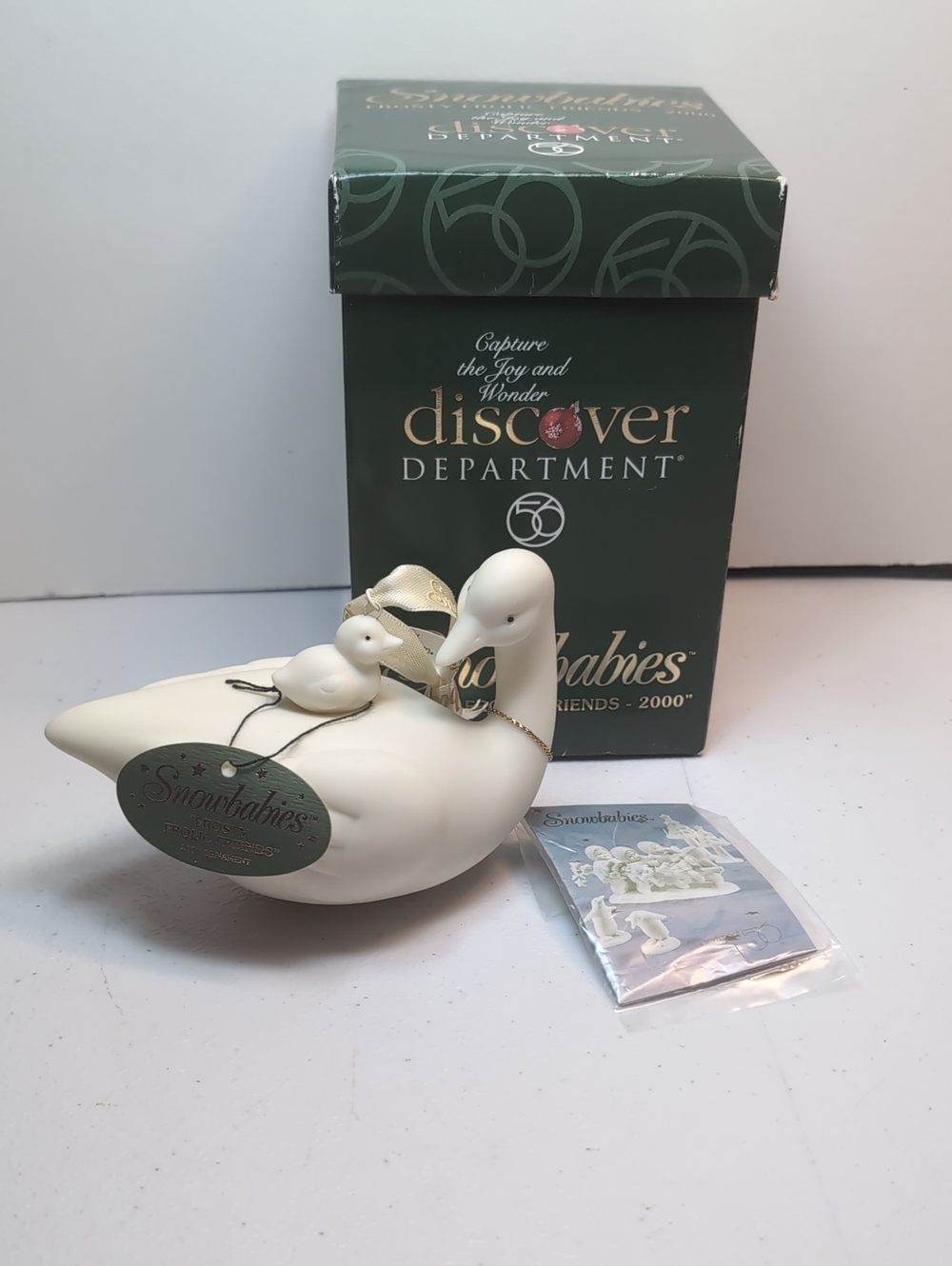 Snowbabies " Frosty Frolic Friends " Dept 56 Duck and Baby Like New